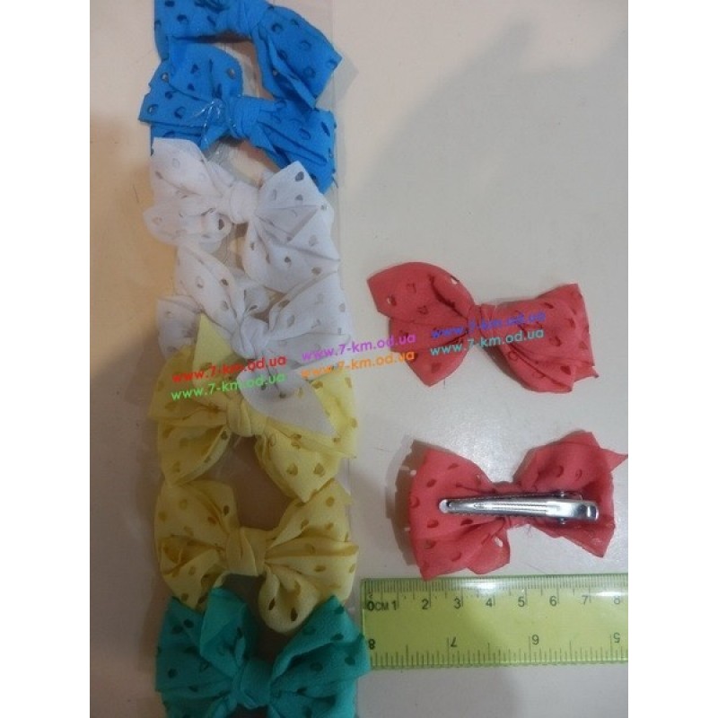 Зажим для волос BIG7481 ткань 12 шт