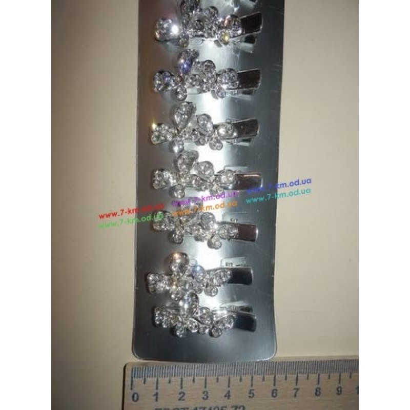 Зажим для волос BIG7348 металл 12 шт