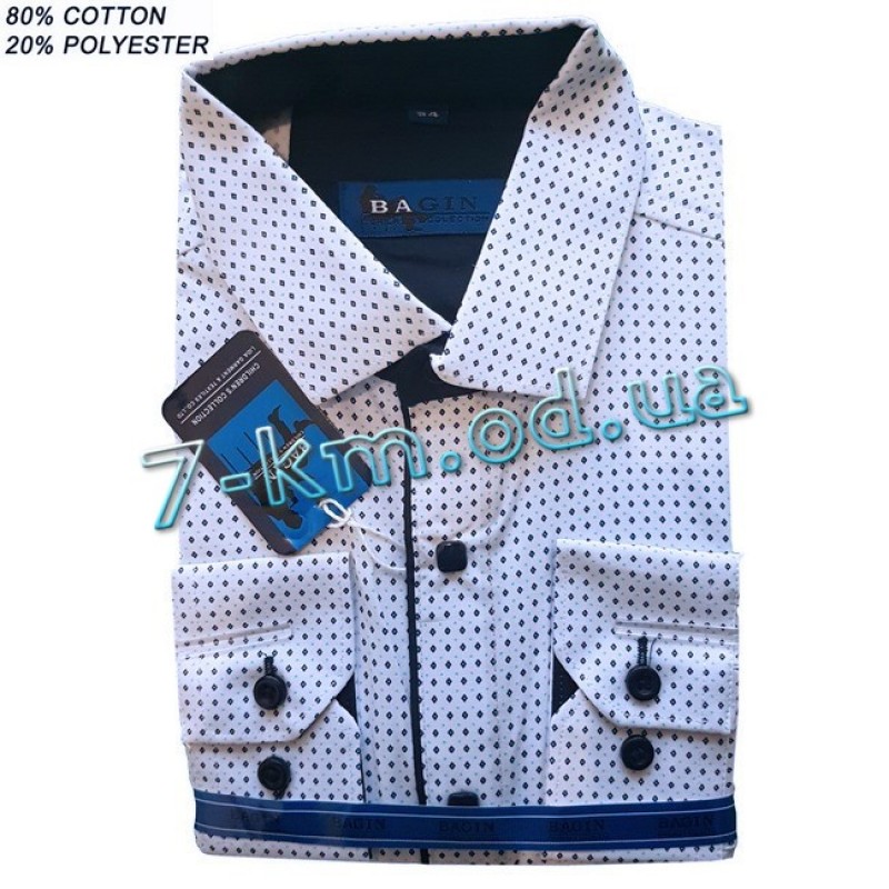 Рубашка для мальчиков д/р Vov4-5 коттон 9 шт (28-36 р)