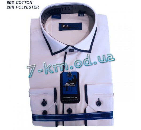 Рубашка для мальчиков д/р Vov3-12 коттон 9 шт (28-36 р-р)