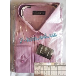 Рубашка мужская RaPa020259 коттон 12 шт (39-46 р-р)