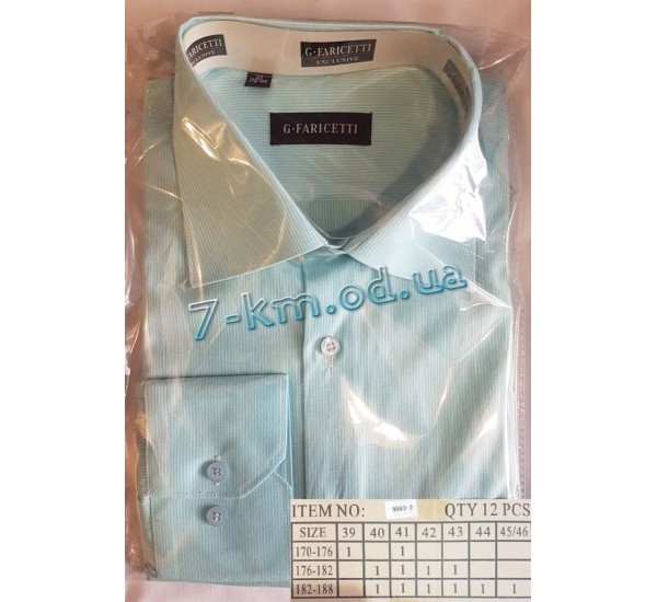 Рубашка мужская RaPa020266 коттон 12 шт (39-46 р)