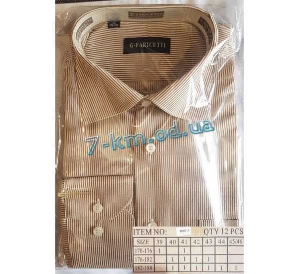 Рубашка мужская RaPa020286 коттон 12 шт (39-46 р-р)