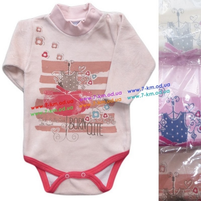 Боді для немовлят Vit2118 велюр 4 шт (0-9 міс)