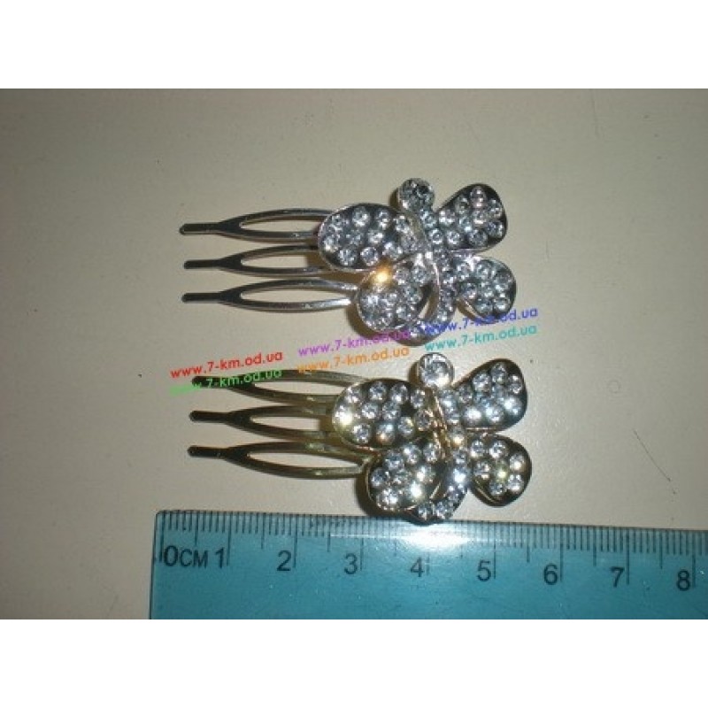 Гребень-шпилька BIG6205 стразы 12 шт