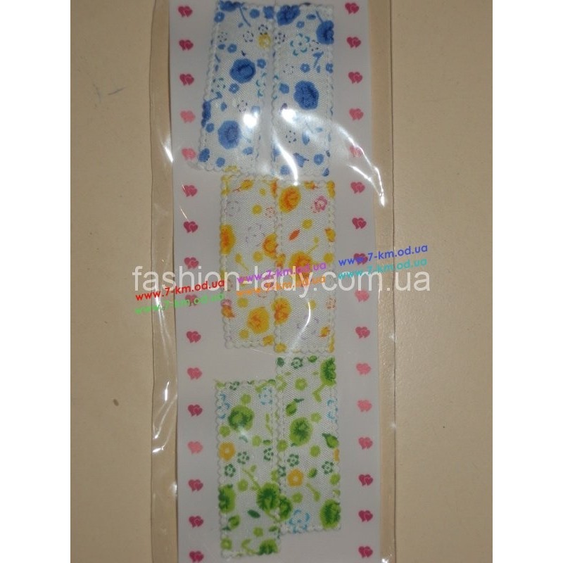 Шпилька-хлопушка BIG825 тканина 12 шт