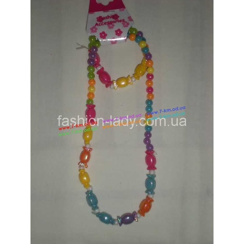 Намиста дитячі BIGnew471 пластик 12 шт