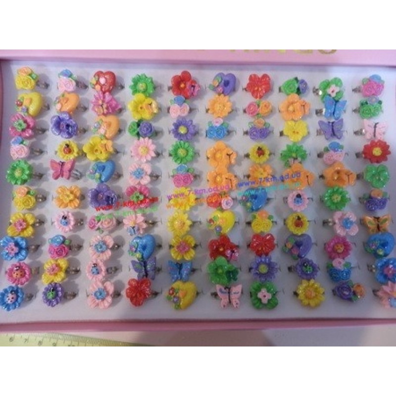 Kольцo детское BIG7522 пластик 100 шт