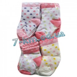 Шкарпетки для немовлят Vit0703a коттон 12 шт (0-3 міс)