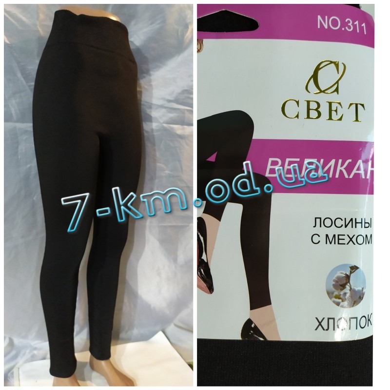 Лосины женские SemK311 мех 6 шт (50-54 р)