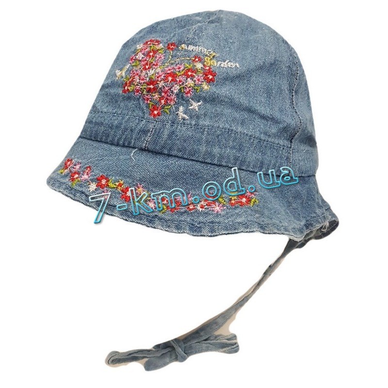 Панама для девочек Sem160213 джинс 10 шт (50-54 см)
