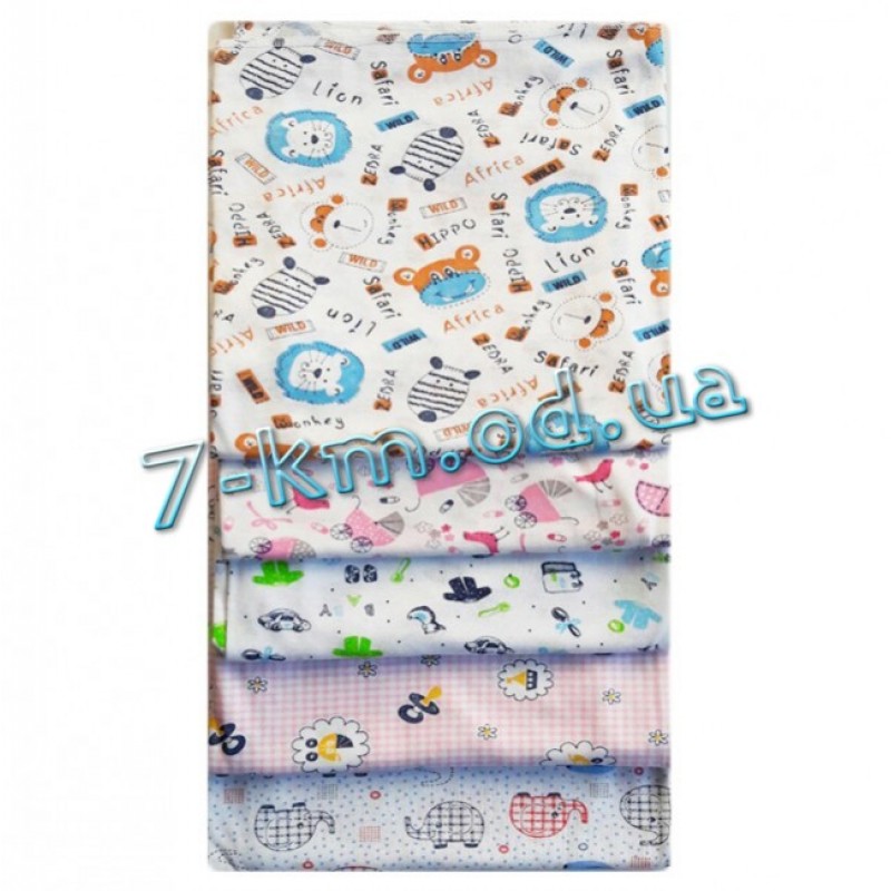 Пелюшка для малюків Vit3219 трикотаж 5 шт (100х110 см)
