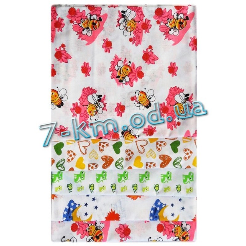 Пелюшка для малюків Vit1804 ситець 5 шт (100х105 см)