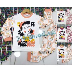 Пижама для девочек CMM100945 трикотаж 3 шт (4-6 лет)