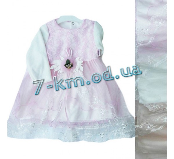 Сукня для Дівчаток Vit2033 велюр/фатин 3 шт (6-18 міс)