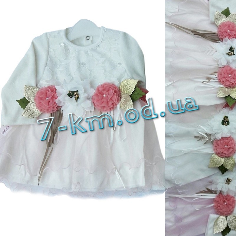 Платье для Девочек Vit2030 велюр/фатин 3 шт (6-18 мес)