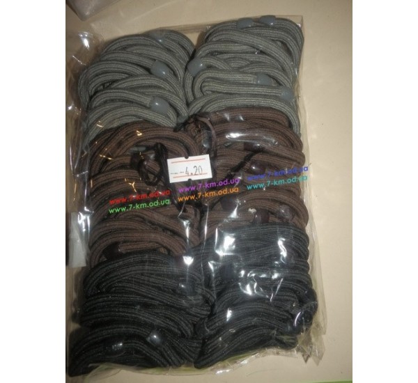 Резинки для волос BIG7652 микрофибра 100 шт