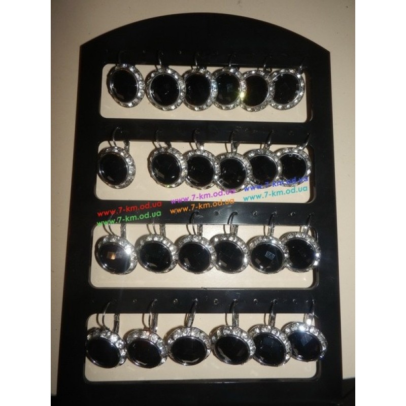 Серьги BIG7194 металл 12 пар