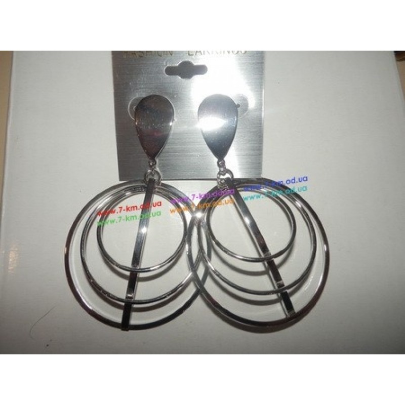 Серьги BIG7395 металл 1 пара