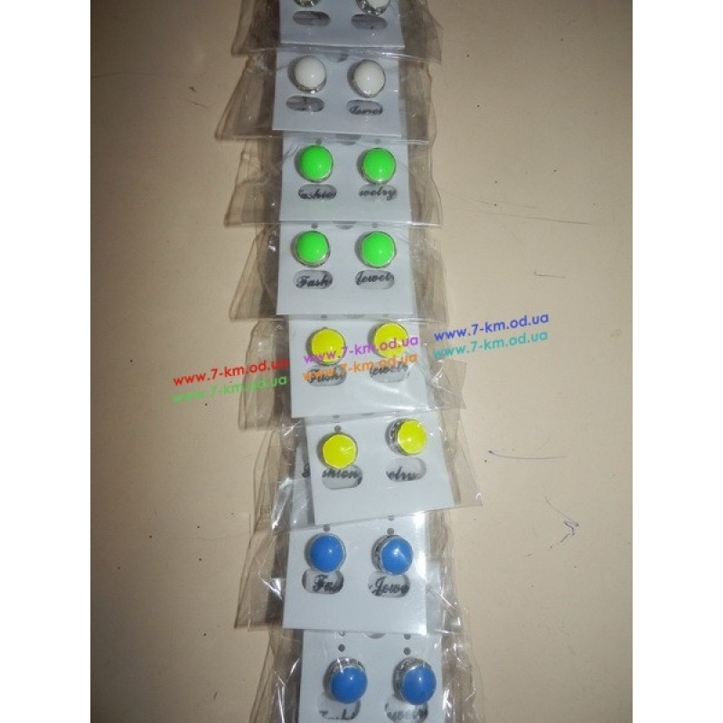 Сережки BIG6743 метал 12 пар