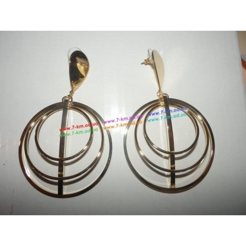 Сережки BIG7394 метал 1 пара