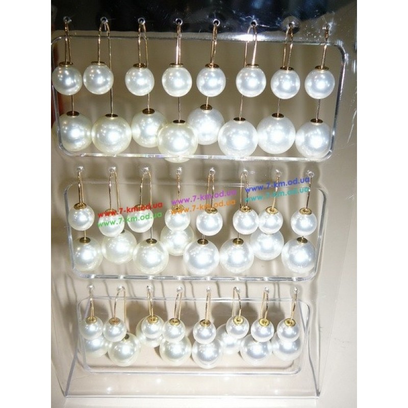 Серьги BIG7708 металл 12 пар