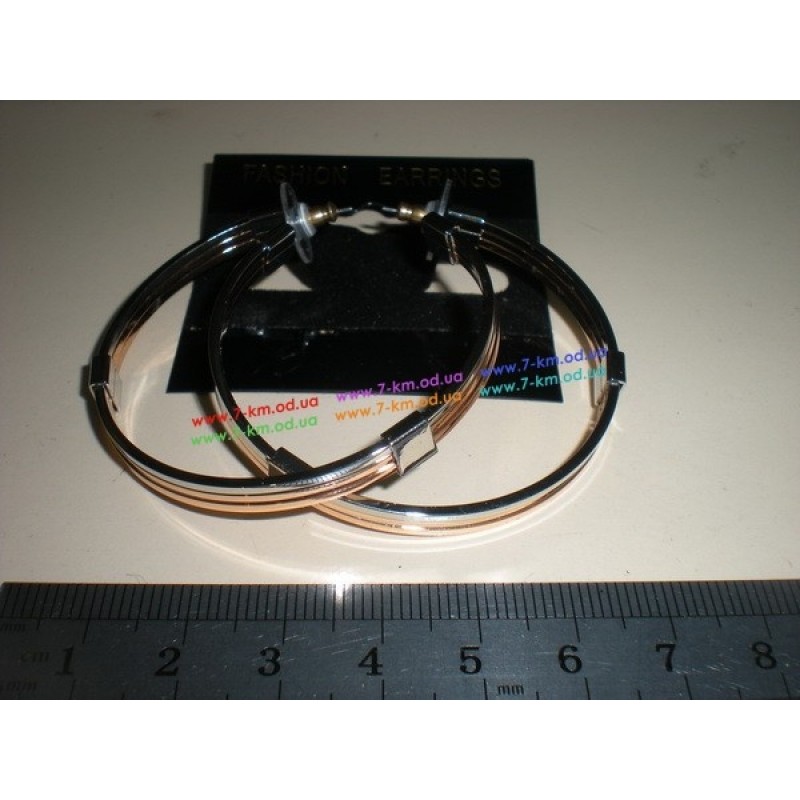 Сережки BIG5235 метал 1 пара