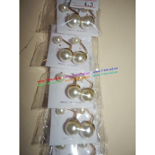 Сережки BIG7649 метал 12 пар