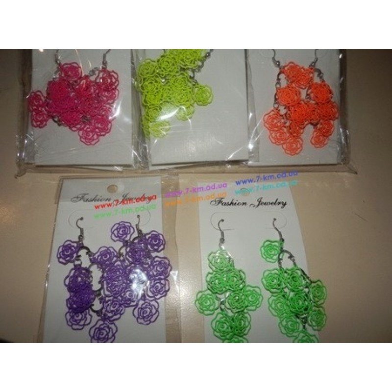 Сережки BIG6862 метал 12 пар