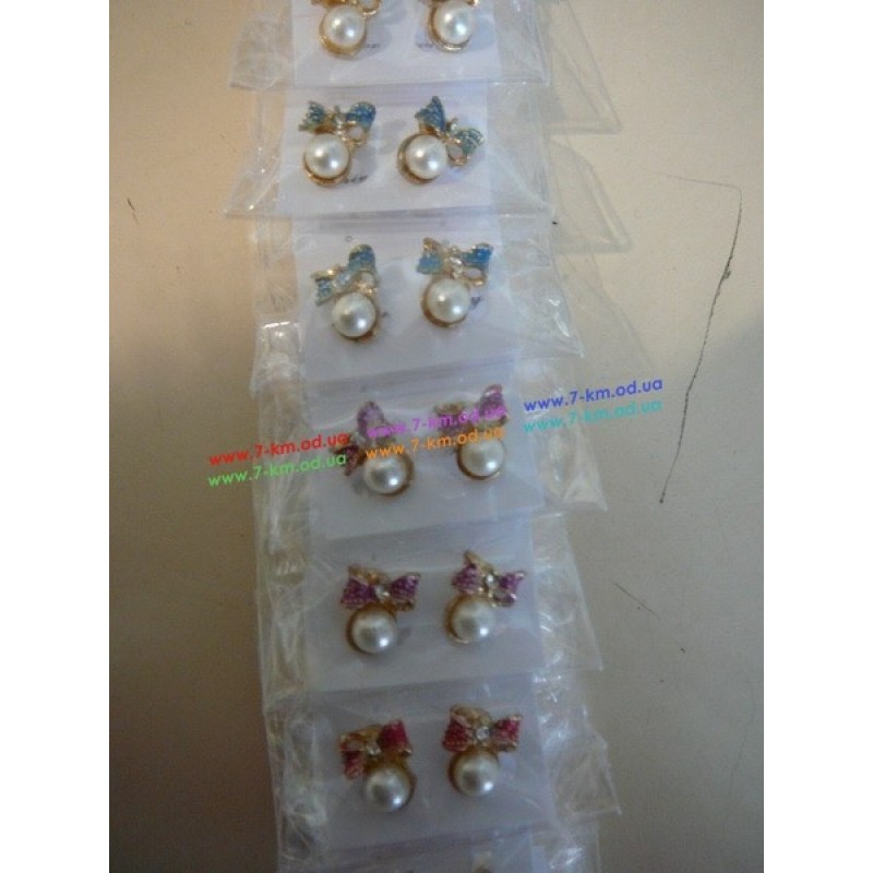 Серьги BIG7634 металл 12 пар