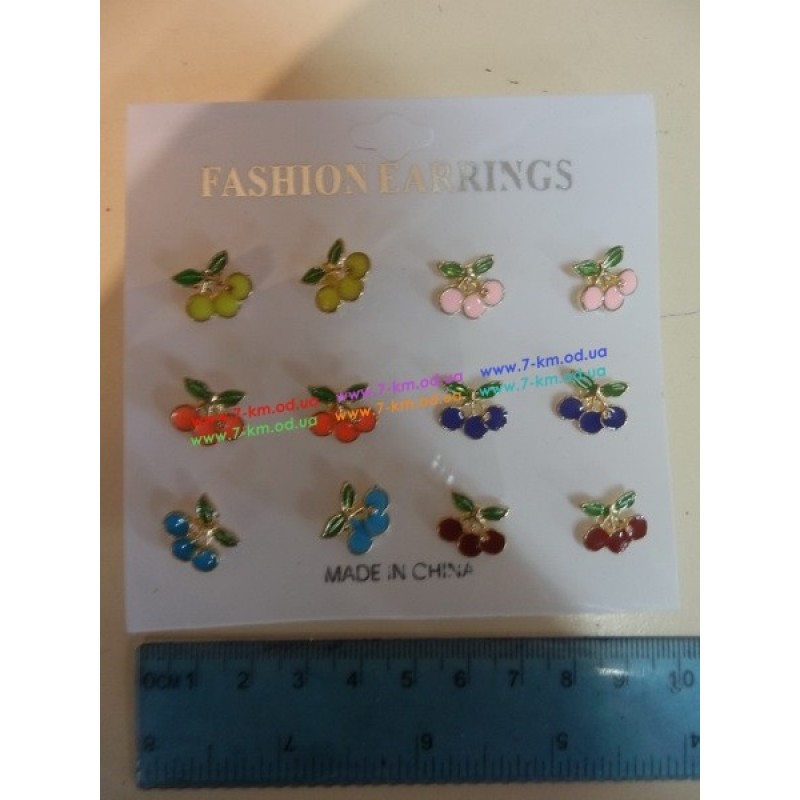 Сережки BIG6760 метал 6 пар