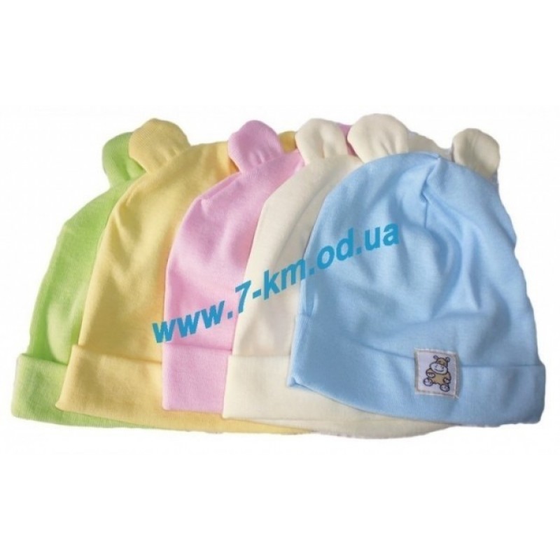 Шапка для немовлят Vit06023 бавовна 10 шт (0-6 міс)