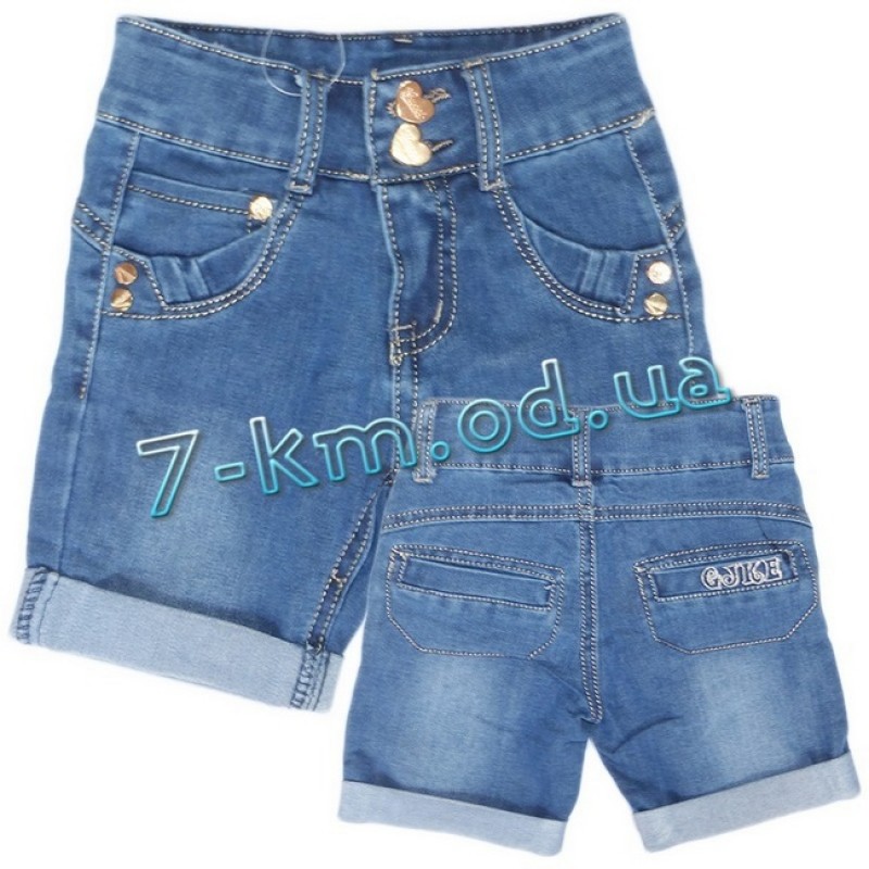 Шорты для девочек PaHaHC1905 джинс 5 шт (6-10 лет)
