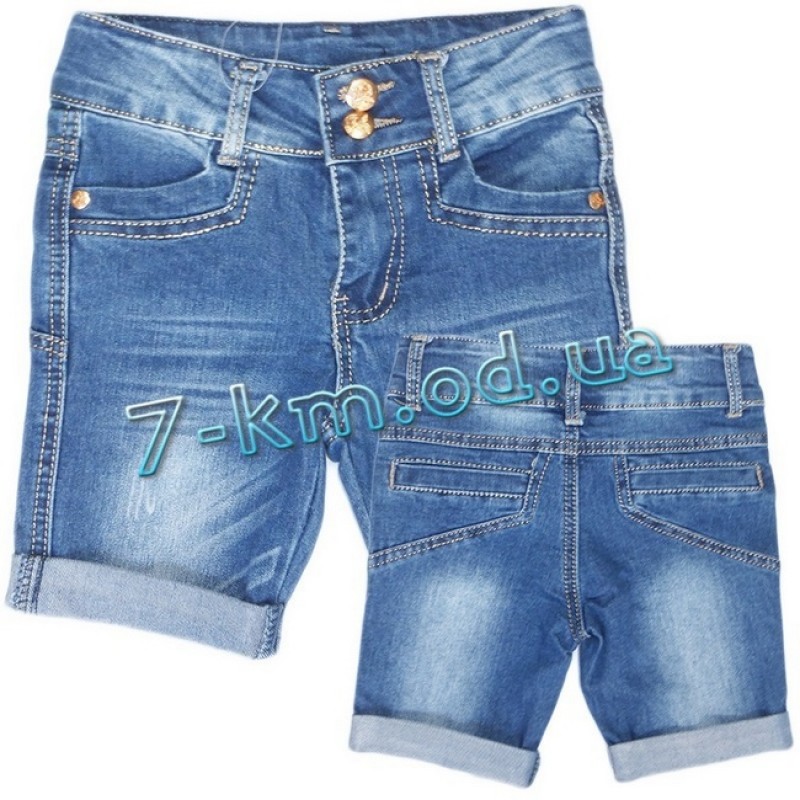 Шорты для девочек PaHaMG8006 джинс 6 шт (7-13 лет)