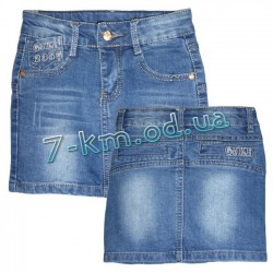 Юбка для девочек PaHmz001 джинс 5 шт (4-9 лет)