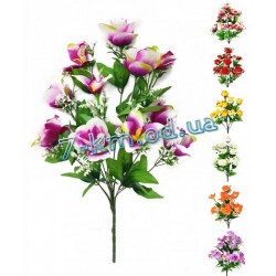 Букет RuS_C-16-79/12 розы и орхидеи 7 штук
