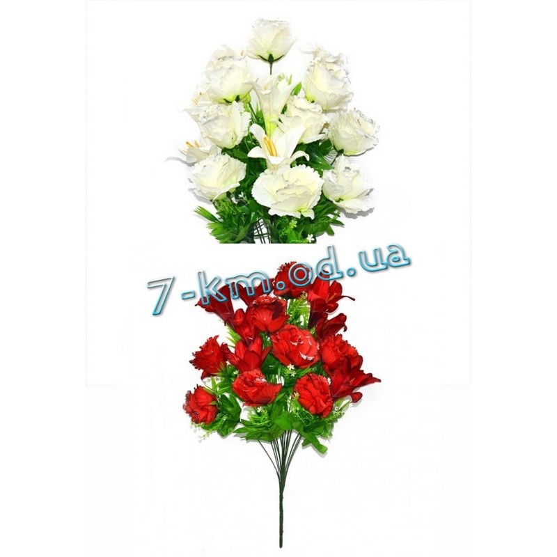 Букет B119_C173/16 розы с лилией 1 штука