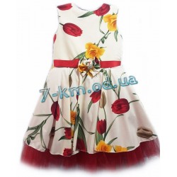 Платье для девочек BaN150204 атлас/шифон 1 шт (7-10 лет)
