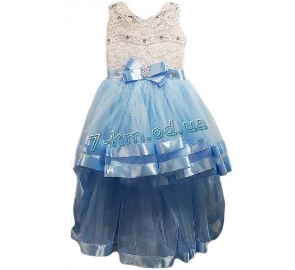 Платье для девочек BaN150265 атлас/шифон 1 шт (6-8 лет)