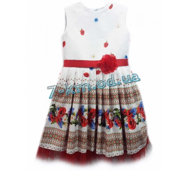 Платье для девочек BaN150206 атлас/шифон 1 шт (7-10 лет)