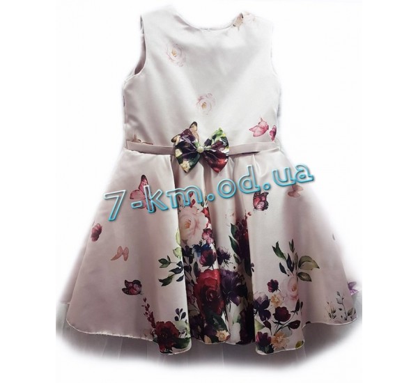 Платье для девочек BaN150202 атлас/шифон 1 шт (7-10 лет)