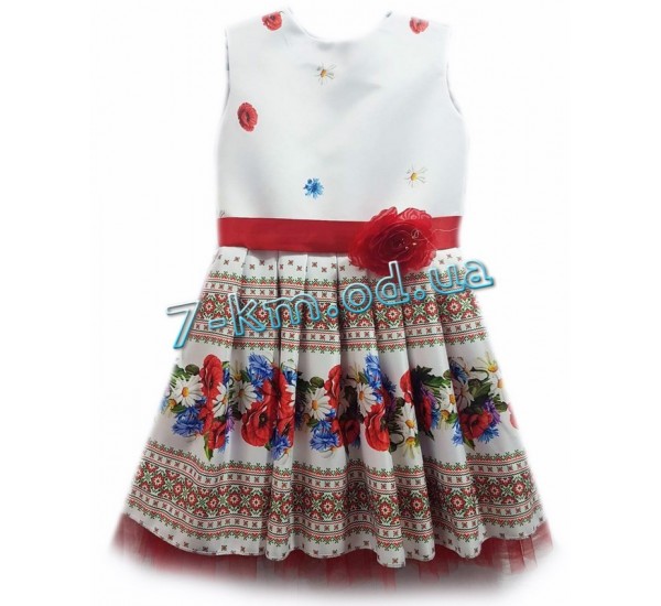 Платье для девочек BaN150228 атлас/шифон 1 шт (4-6 лет)