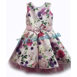 Плаття для дівчаток BaN150229 атлас/шифон 1 шт (4-6 років)