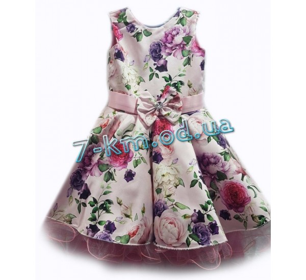 Платье для девочек BaN150229 атлас/шифон 1 шт (4-6 лет)