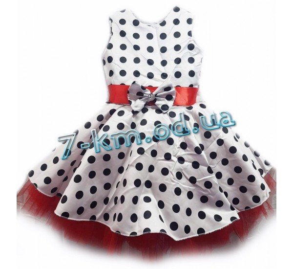Плаття для дівчаток BaN150226 атлас/шифон 1 шт (4-6 років)