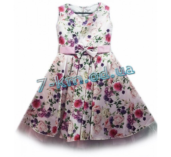 Платье для девочек BaN150208 атлас/шифон 1 шт (7-10 лет)