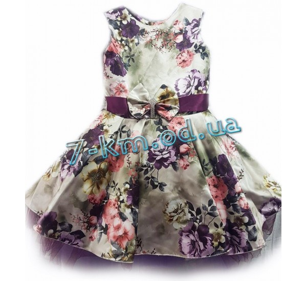 Плаття для дівчаток BaN150235 атлас/шифон 1 шт (4-6 років)
