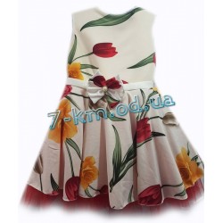 Платье для девочек BaN150237 атлас/шифон 1 шт (4-6 лет)