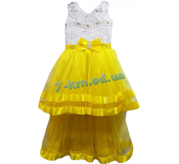 Платье для девочек BaN150264 атлас/шифон 1 шт (6-8 лет)