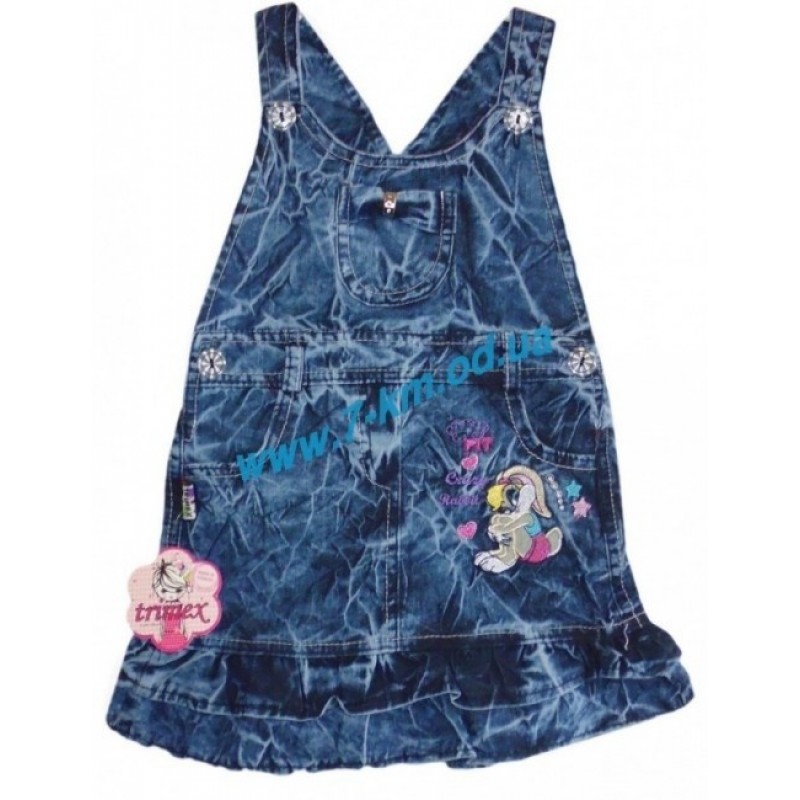 Сарафан для дівчаток Vit20 джинс 4 шт (2-5 років)